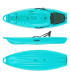 SCK Hoppy kids kayak with paddle and built-In backrest