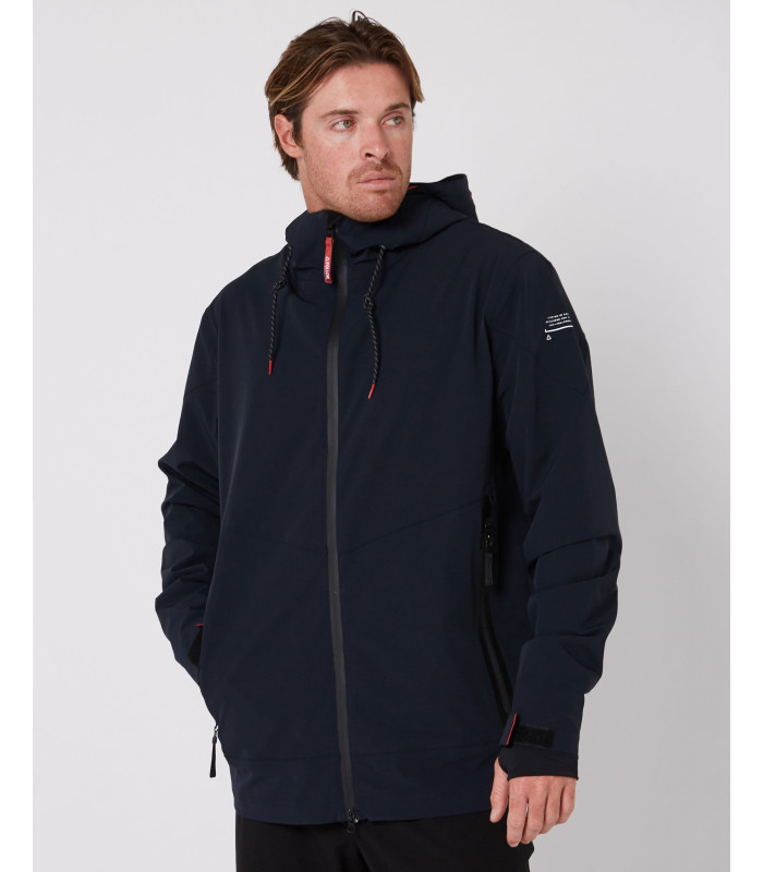Follow Spray Zip Through - Black