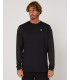 Follow Hybrid Tee L/S - Charcoal/Black