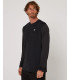 Follow Hybrid Tee L/S - Charcoal/Black