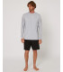 Follow Hybrid Tee L/S - Light Grey