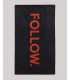Follow Normal Towel - Black