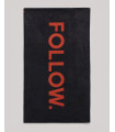 Follow Normal Towel - Black