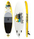 Base Sports Aqualust 10.6 SUP Board Package - Yellow