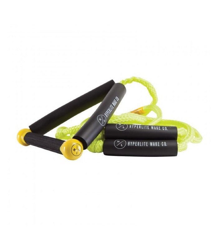 Hyperlite 25' Ft Surf Rope w/Handle Package - Yellow