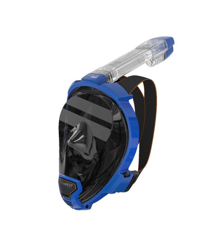 ARIA QR FULL FACE SNORKELING MASK-BLUE/BLACK