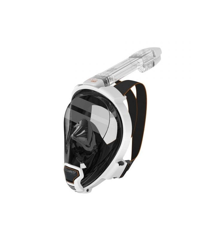 ARIA QR FULL FACE SNORKELING MASK-WHITE/BLACK