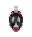 ARIA QR FULL FACE SNORKELING MASK-PINK/BLACK