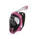 ARIA QR FULL FACE SNORKELING MASK-PINK/BLACK