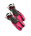 Ocean Reef Duo Travel Ready Fins Pink