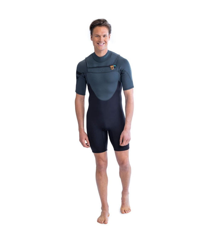 Jobe Perth Shorty 3/2mm Chestzipper Wetsuit Men Gray