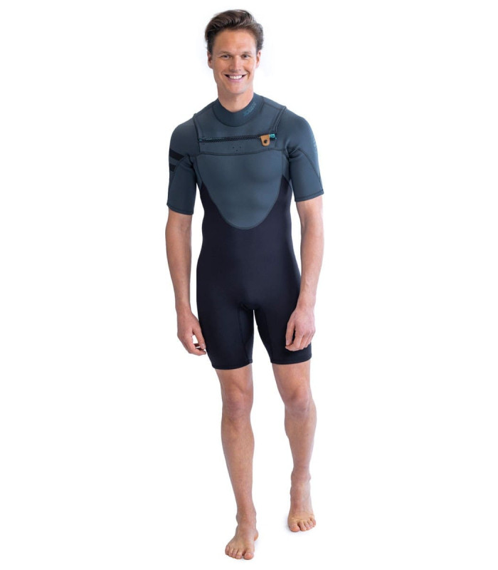 Jobe Perth Shorty 3/2mm Chestzipper Wetsuit Men Gray