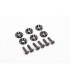 HO Sports Front Plate Hardware - 4 Pieces