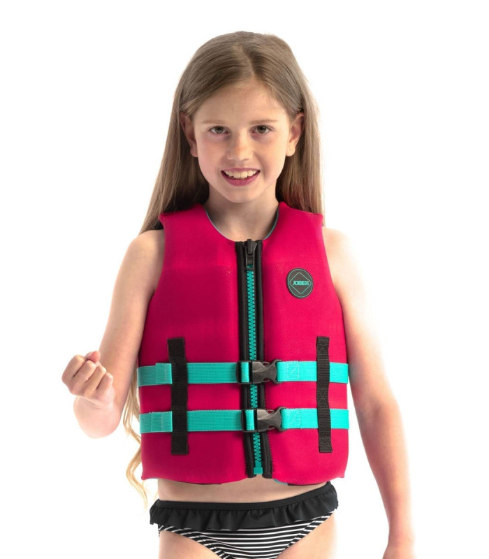 Jobe Neoprene Life Vest Kids Hot Pink