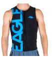 Masterline Men's Eagle Pro Logo Vest Black/Blue