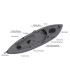 Seaflo LUPIN - Single seater kayak for fishing-Set