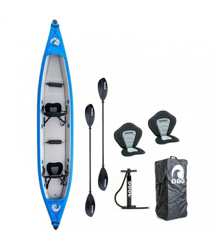 SCK VELOCE 15’5” Φουσκωτό διθέσιο καγιάκ full drop-stitch