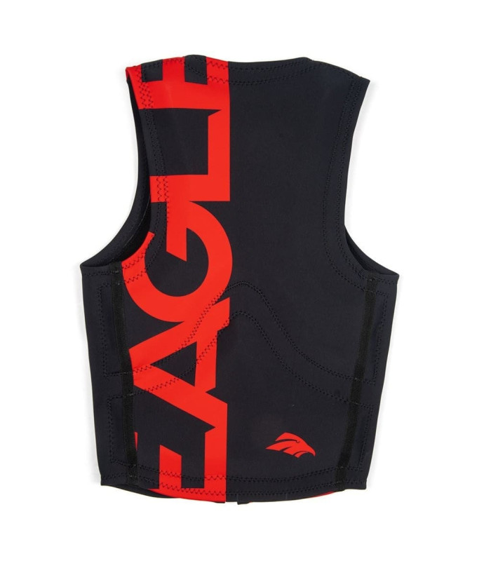 Masterline Men's Eagle Pro Logo Vest Black/Red