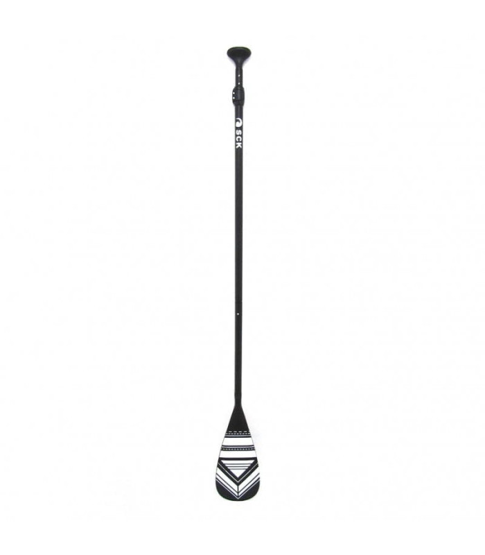 SCK Κουπί SUP ρυθμιζόμενο 170-215cm αλουμινίου ενισχυμένο-Μαύρο