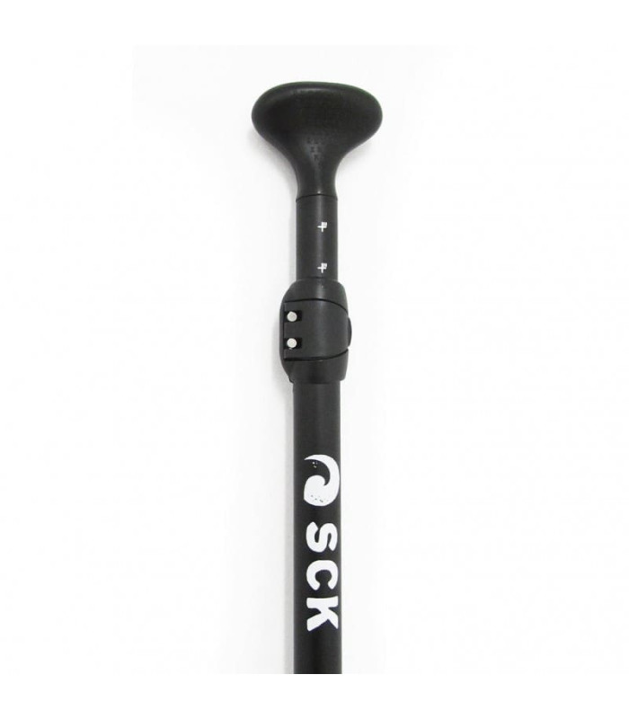 SCK Κουπί SUP ρυθμιζόμενο 170-215cm αλουμινίου ενισχυμένο-Μαύρο