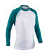 Camaro Lycra Shirts L/S Ladies White/Green