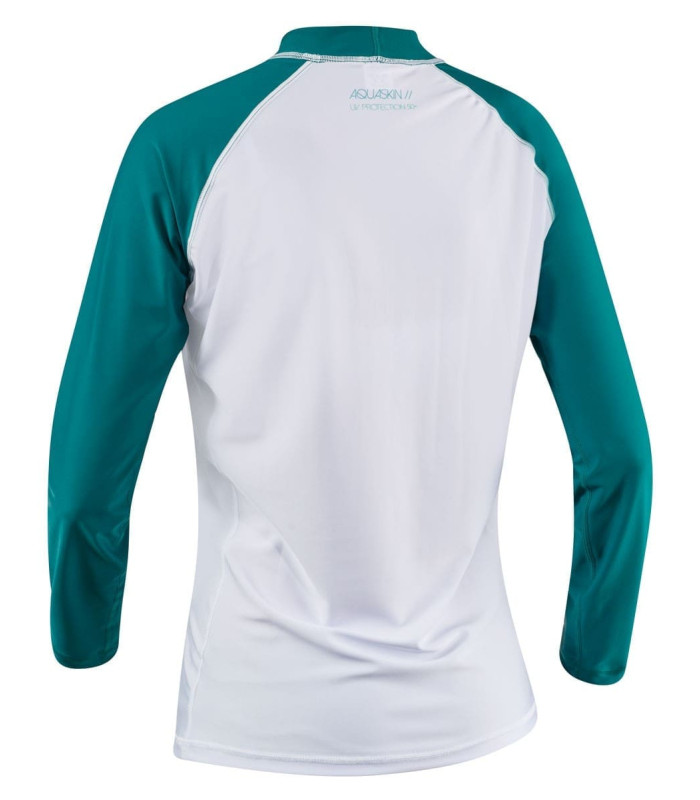 Camaro Lycra Shirts L/S Ladies White/Green