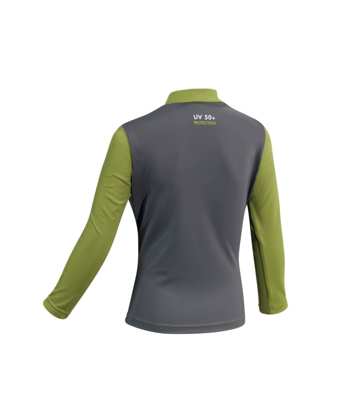 Camaro Lycra Shirts Boys L/S Grey/Olive