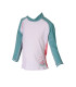 Camaro Lycra Shirts Girls L/S White/Mint