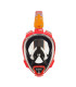 ARIA QR FULL FACE SNORKELING MASK-RED/BLACK