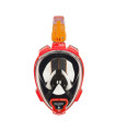 ARIA QR FULL FACE SNORKELING MASK-RED/BLACK