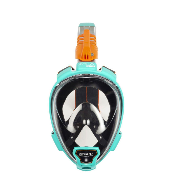 ARIA QR FULL FACE SNORKELING MASK-TEAL/BLACK