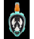 ARIA QR FULL FACE SNORKELING MASK-TEAL/BLACK