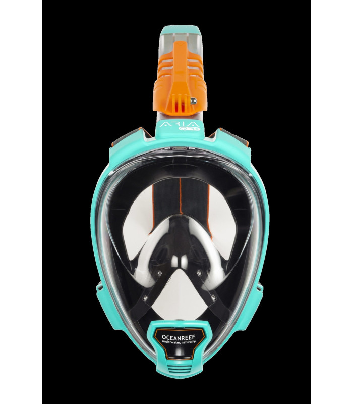 ARIA QR FULL FACE SNORKELING MASK-TEAL/BLACK