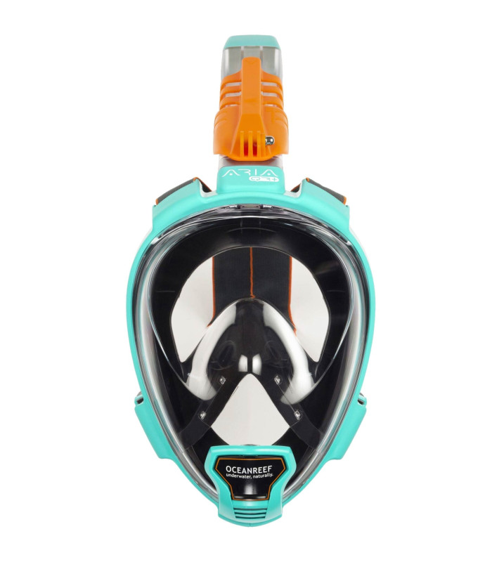 ARIA QR FULL FACE SNORKELING MASK-TEAL/BLACK
