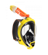 ARIA QR FULL FACE SNORKELING MASK-YELLOW/BLACK