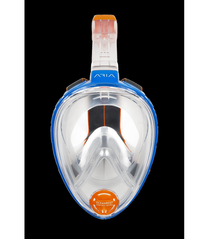 ARIA FULL FACE SNORKELING MASK Clasic-Blue/Frosted White