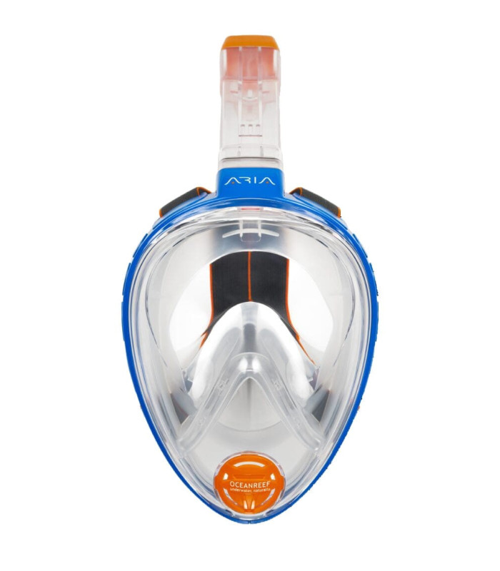 ARIA FULL FACE SNORKELING MASK Clasic-Blue/Frosted White