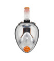 ARIA FULL FACE SNORKELING MASK Clasic-Black/Frosted White
