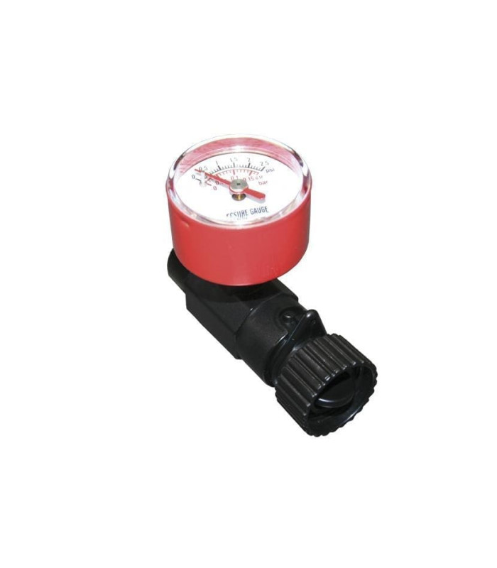 Advanced Elements Inline Valve Adaptor with Pressure Gauge