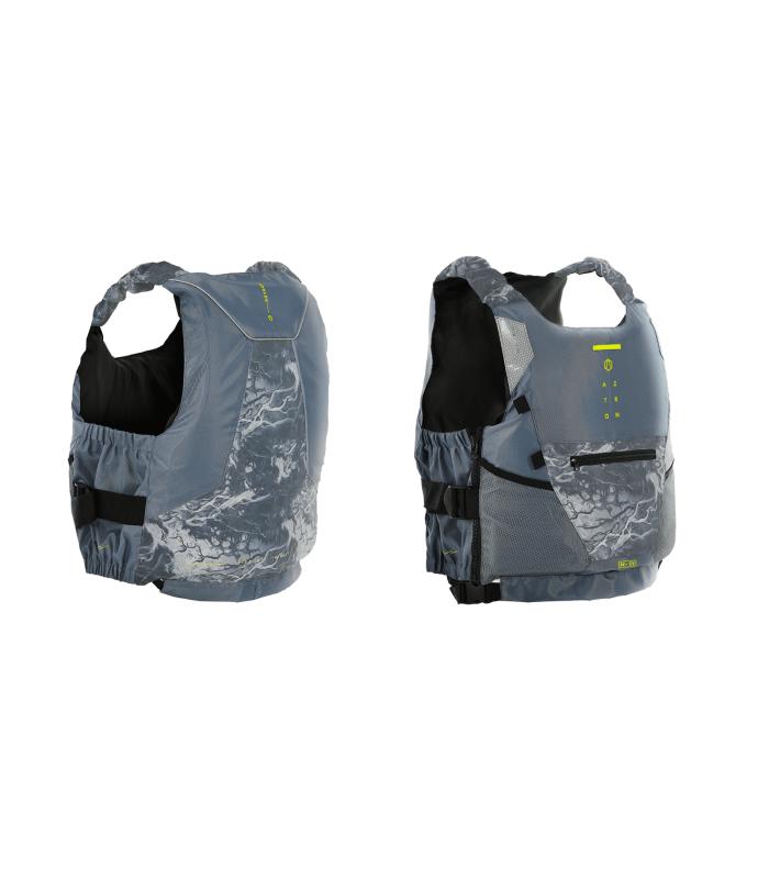 Aztron Safety Nylon Vest Stone Grey