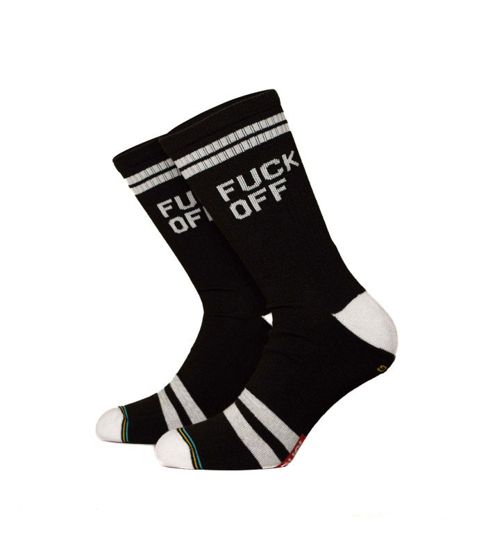 Bee Unusual “Fuck Off” Black socks