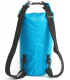 SCK Waterproof backpack with back straps 15L blue