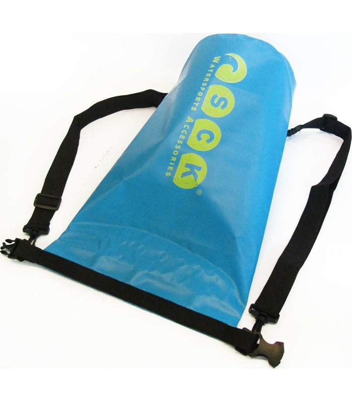 SCK Waterproof backpack with back straps 15L blue