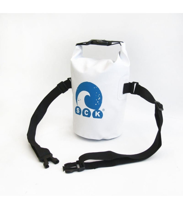 SCK Αδιάβροχος σάκος με ιμάντα μέσης 3L άσπρος
