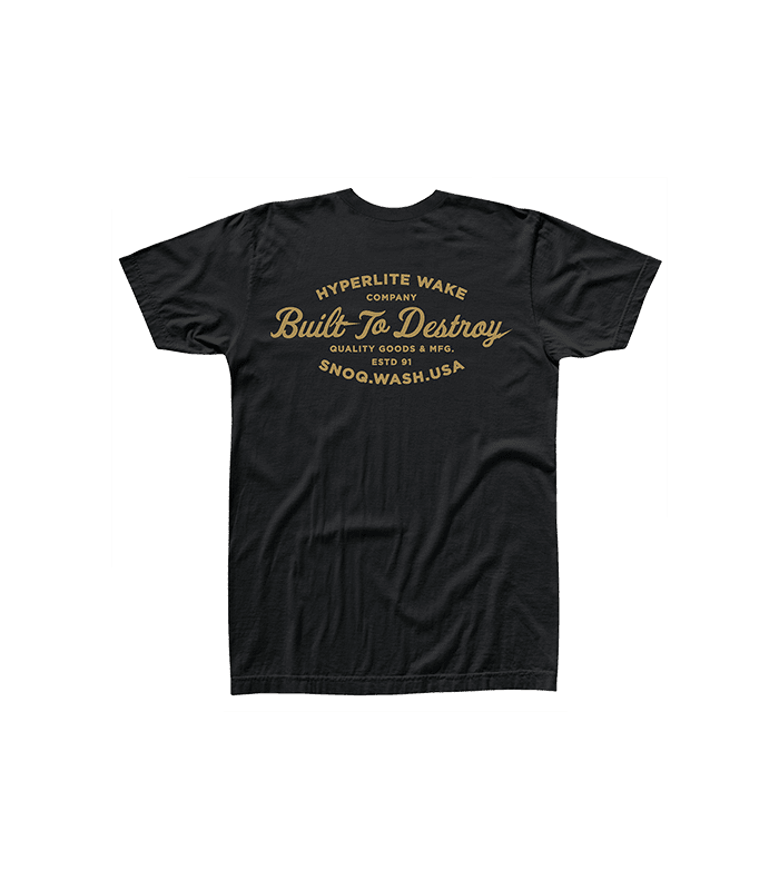 Hyperlite Built to Destroy Tee-Black