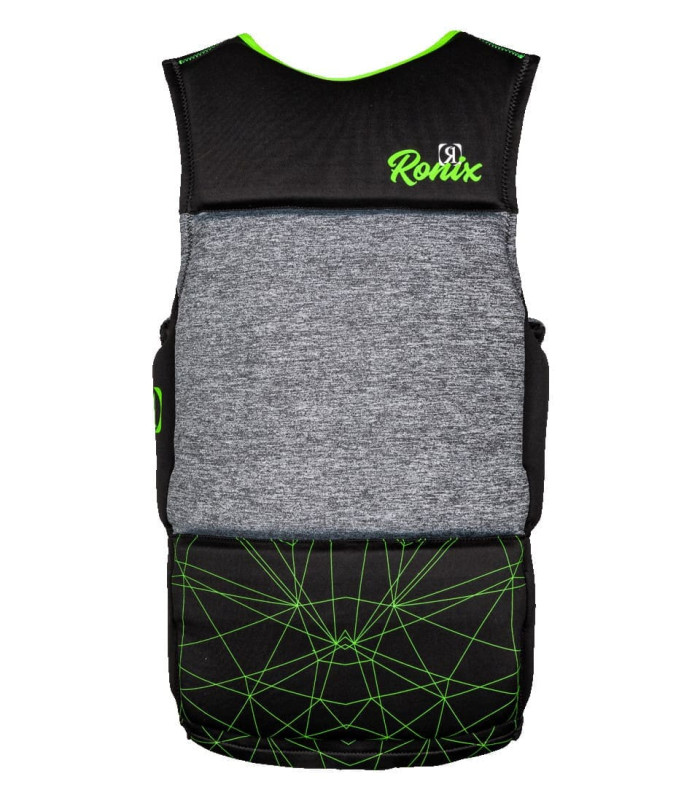 Ronix Driver's Ed - Capella 3.0 - CGA Life Vest - Black/lime -Teen ( 75-125lbs )
