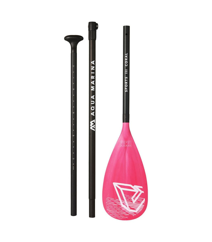 Aqua Marina Sports III Coral Adjustable Aluminium iSUP Paddle