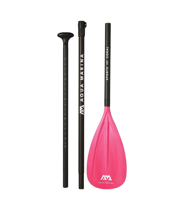 Aqua Marina Sports III Coral Adjustable Aluminium iSUP Paddle