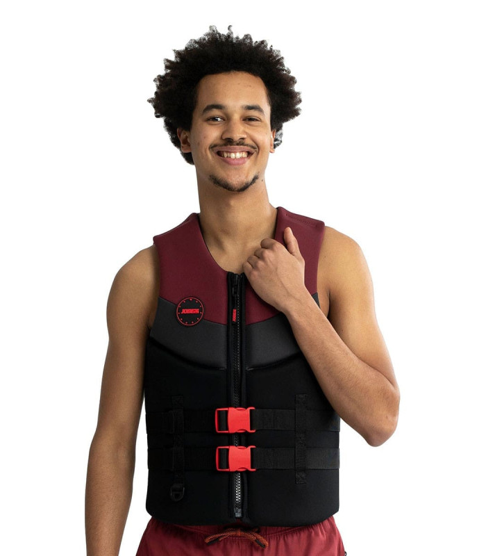 Jobe Neoprene Life Vest Men Burgundy Red