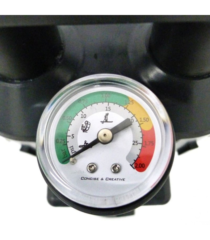 SCK Τρόμπα τριπλής ενεργείας υψηλής πίεσης με μανόμετρο